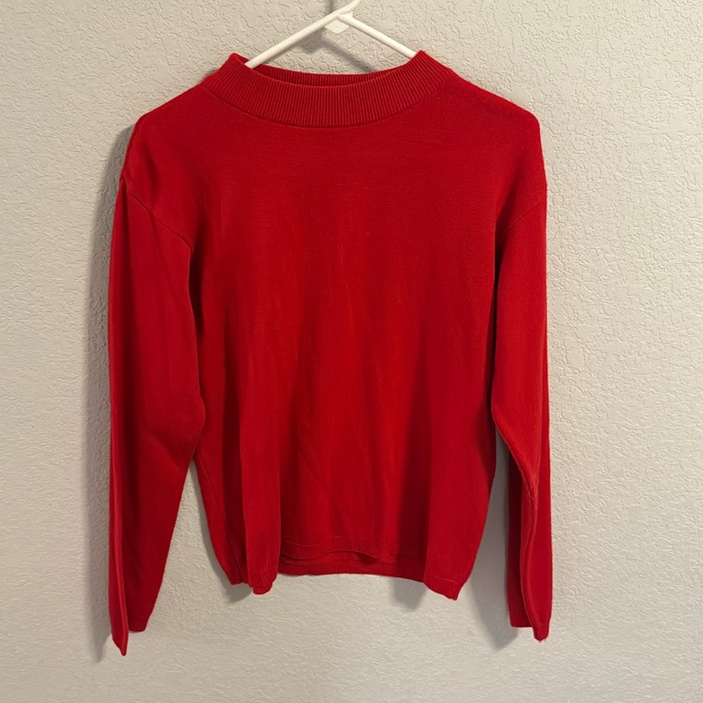Red sweater